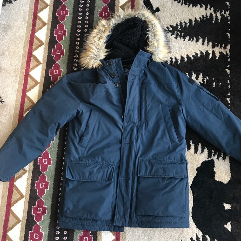 J Crew Winter Parka - Navy